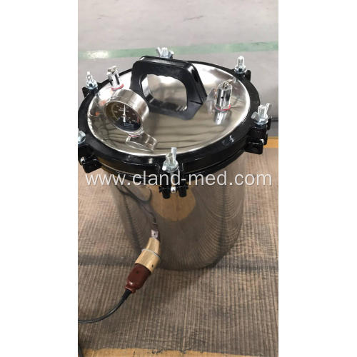 Portable Stainless Steel Pressure Steam Sterilizer Equipment